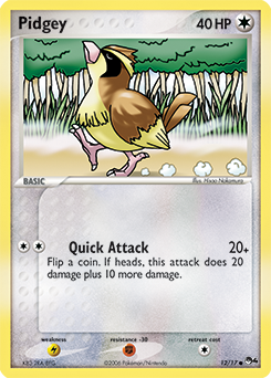 Pidgey Pokédex